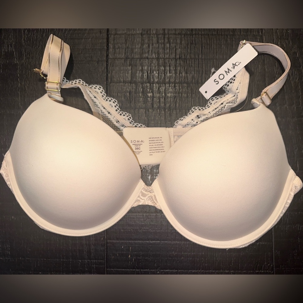 SOMA EMBRACEABLE ENCHANTING
LACE PUSH UP BRA